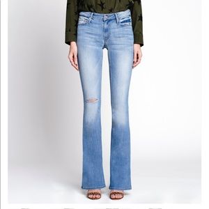 Black Orchid NWT Mia Mid Rise Skinny Flare Jean